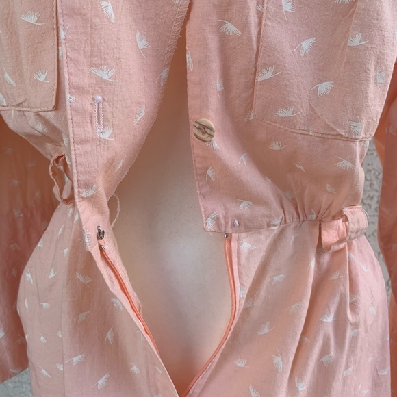 Vintage Virgo II Peach Belted Dress - Picture 5 of 10